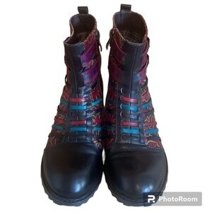 NWOB Spring Step L’Artiste Dasha Ankle Boots Sz-7